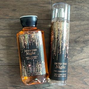 Into the night shower gel and fine fragrance mist